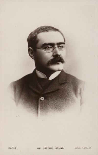 Rudyard Kipling (1865-1936), englischer Kurzgeschichtenschreiber, Dichter und Romanautor von English Photographer