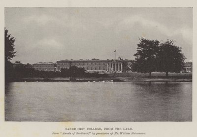 Sandhurst College, vom See aus von English Photographer