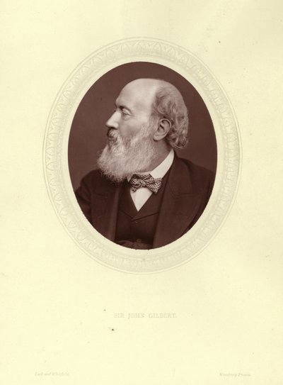 Sir John Gilbert, englischer Künstler, Illustrator und Graveur von English Photographer