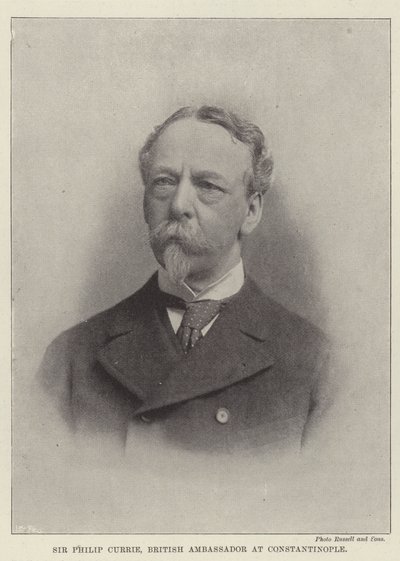 Sir Philip Currie, britischer Botschafter in Konstantinopel von English Photographer