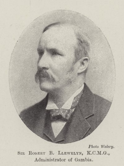 Sir Robert B. Llewelyn, KCMG, Administrator von Gambia von English Photographer