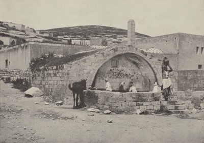 Mariens Brunnen oder die Quelle der Jungfrau, Nazareth, ein Ort, den Maria, die Mutter unseres Herrn, oft besuchte von English Photographer