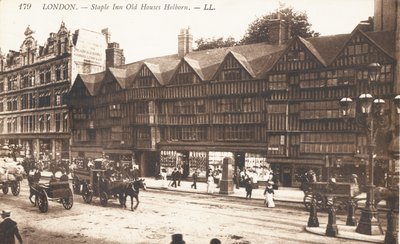 Staple Inn Alte Häuser in Holborn von English Photographer