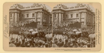 Stereografischer Druck des Diamantjubiläums von Königin Victoria von English Photographer