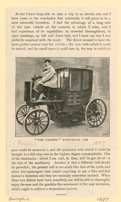 Elektrische Taxis von English Photographer