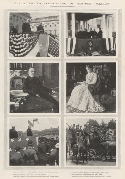 Der versuchte Mordanschlag auf Präsident McKinley von English Photographer