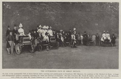Der Automobilclub von Großbritannien von English Photographer