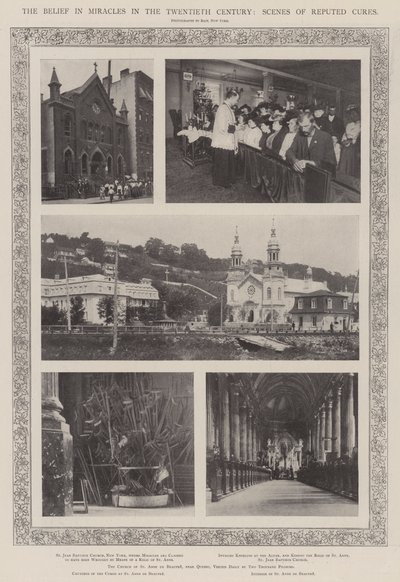 Der Glaube an Wunder im zwanzigsten Jahrhundert, Szenen angeblicher Heilungen von English Photographer