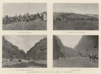 Die Blockade eines widerspenstigen Stammes in Waziristan von English Photographer