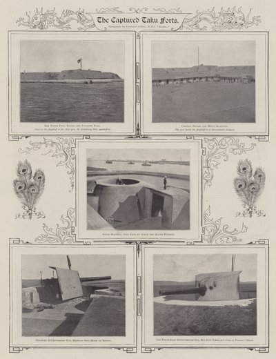 Die eroberten Taku-Forts, 1900 von English Photographer