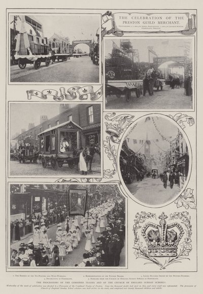 Die Feier des Preston Guild Merchant von English Photographer