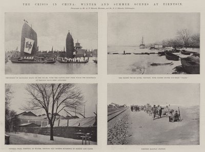 Die Krise in China, Winter- und Sommerszenen in Tientsin von English Photographer