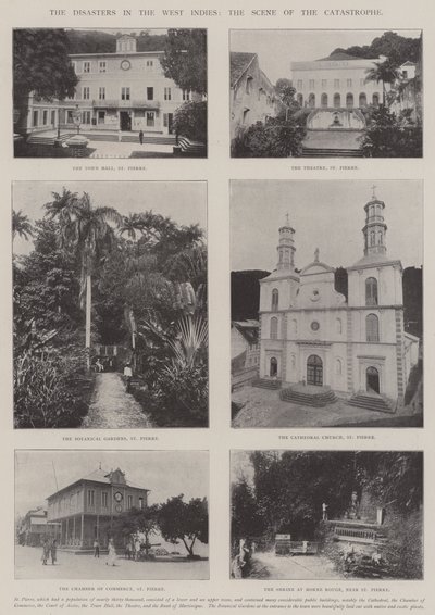 Die Katastrophen in Westindien, die Szene der Katastrophe von English Photographer