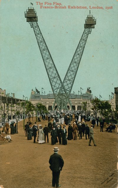 Der Flip-Flap, Franco-Britische Ausstellung, London, 1908 von English Photographer