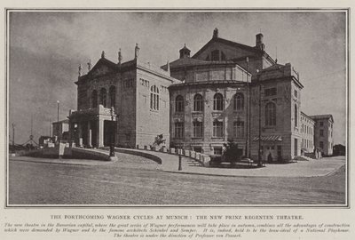 Die bevorstehenden Wagner-Zyklen in München, das neue Prinzregententheater von English Photographer
