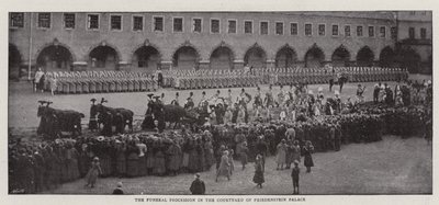 Die Beerdigung des verstorbenen Prinzen Alfred von Sachsen-Coburg und Gotha von English Photographer