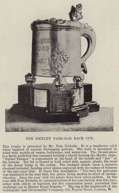Henley-Paar-Rennen-Pokal von English Photographer