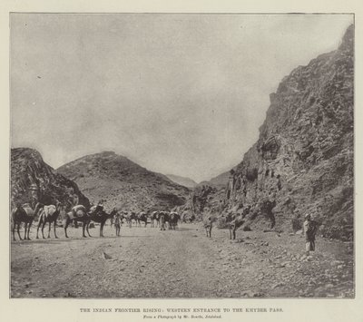 Der indische Grenzaufstand, westlicher Eingang zum Khyber-Pass von English Photographer