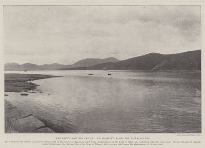 Die schottische Kreuzfahrt des Königs, die königliche Yacht vor Ballachulish von English Photographer