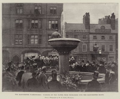 Die Manchester Wasserwerke, das Wasser von Thirlmere in die Manchester Hauptleitungen einschalten von English Photographer