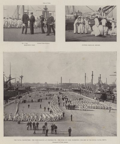Die Marine-Manöver in Portsmouth von English Photographer