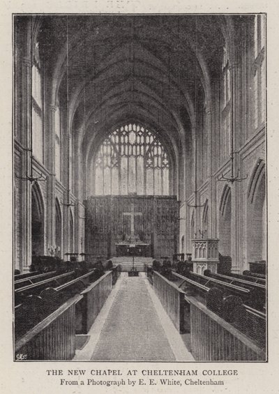 Die neue Kapelle am Cheltenham College von English Photographer