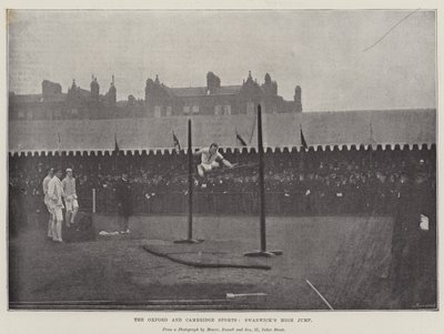 Die Oxford und Cambridge Sportveranstaltungen, Swanwicks Hochsprung von English Photographer