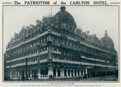 Der Patriotismus des Carlton Hotels von English Photographer