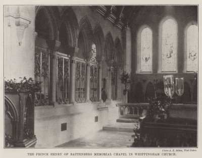 Die Prinz-Henry-von-Battenberg-Gedächtniskapelle in der Kirche von Whippingham von English Photographer