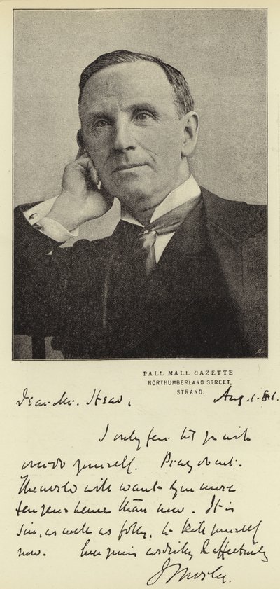 Der ehrenwerte John Morley, MP von English Photographer
