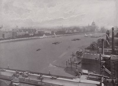 Die Themse und der Östliche Abschnitt des Victoria-Ufers von English Photographer