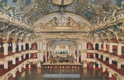 The Tower Ballroom - Pavilion. Postkarte gesendet im Jahr 1913 von English Photographer