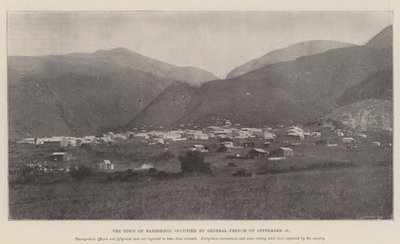 Die Stadt Barberton, besetzt von General French am 13. September von English Photographer