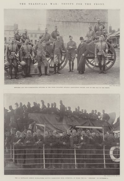 Der Transvaal-Krieg, Truppen für die Front von English Photographer