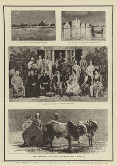 Der Besuch von HRH dem Herzog von Clarence und Avondale in Indien, 1890 von English Photographer