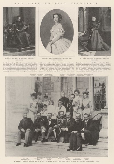 Die verstorbene Kaiserin Friedrich von English Photographer