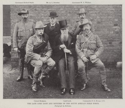 Der verstorbene Lord Loch und Offiziere der südafrikanischen Feldtruppe von English Photographer