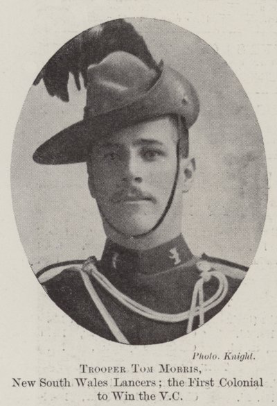 Reiter Tom Morris, New South Wales Lancers; der erste Kolonial, der das VC gewann von English Photographer