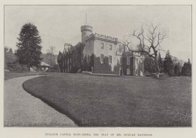 Tulloch Castle, Ross-Shire, der Sitz von Herrn Duncan Davidson von English Photographer