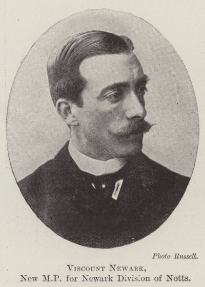 Viscount Newark, neuer Abgeordneter für die Newark-Division von Notts von English Photographer