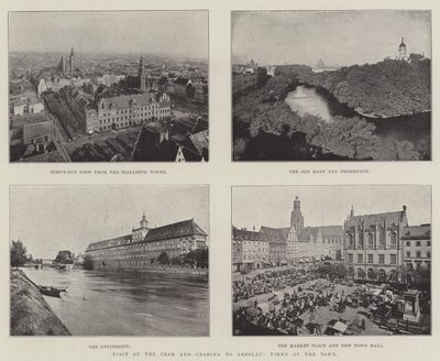 Besuch des Zaren und der Zarin in Breslau, Ansichten der Stadt von English Photographer