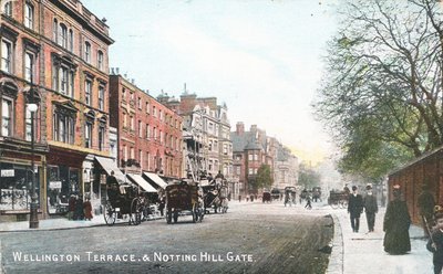 Wellington Terrace und Notting Hill Gate von English Photographer