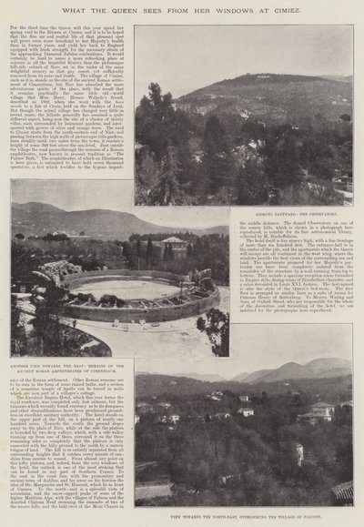 Was die Königin von ihren Fenstern in Cimiez sieht von English Photographer