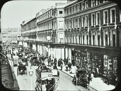 Whiteleys, Westbourne Grove, Westminster LB: Blick nach Westen, 1895 von English Photographer