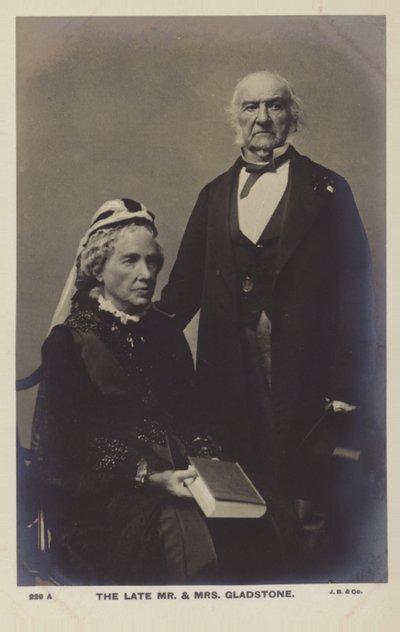 William Ewart Gladstone von English Photographer