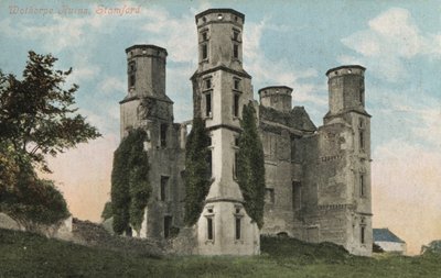 Wothorpe Towers, Ruinen einer jakobinischen Lodge, Cambridgeshire (Foto) von English Photographer