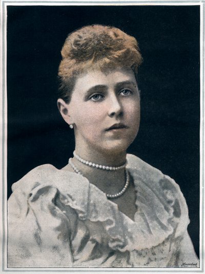 Porträt von Marie von Rumänien (Marie Alexandra Victoria, früher Prinzessin Marie von Edinburgh) von English Photographer English Photographer