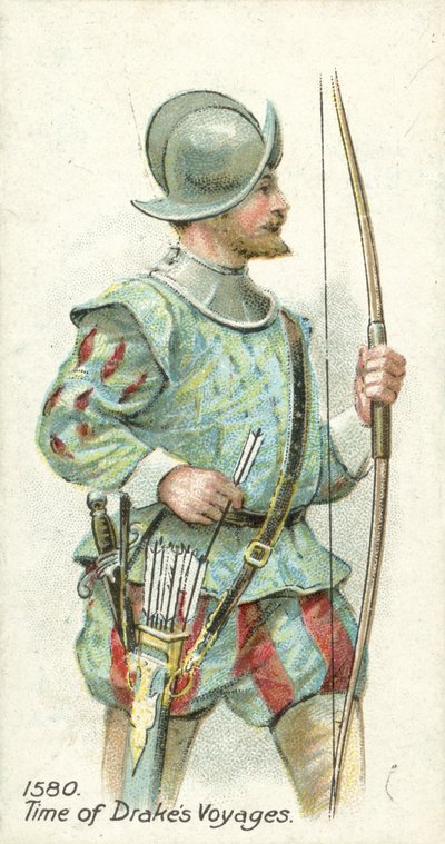 1580, Zeit von Drakes Reisen von English School