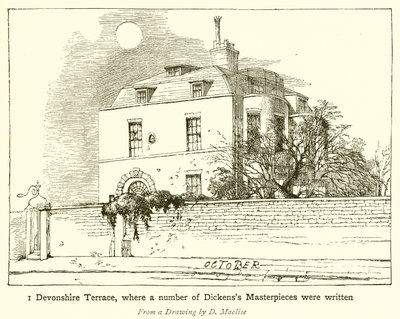 1 Devonshire Terrace, wo viele von Dickens