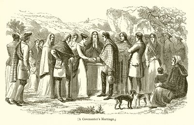 Eine Covenanters Hochzeit von English School
